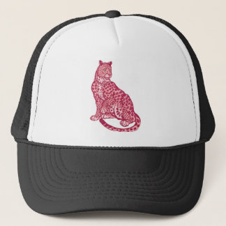 Camionero Gorra rosado de la pantera