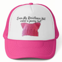 Gorra rosado de la resistencia