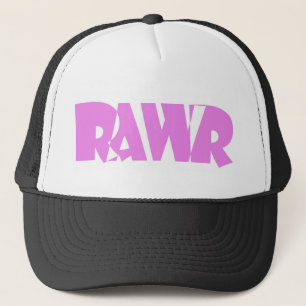 Camionero Gorra rosado de Rawr