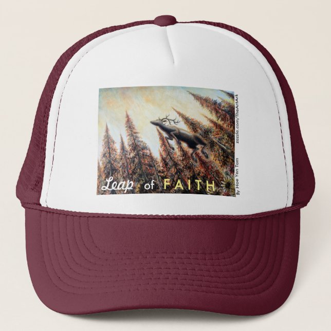 Camionero Gorra - salto de ciervos (Anverso)