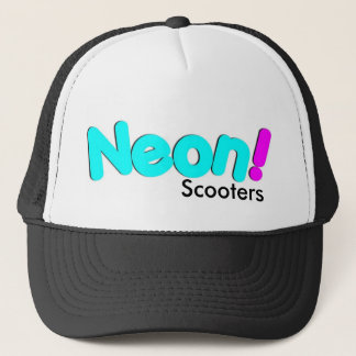Camionero Gorra simple de las vespas de neón