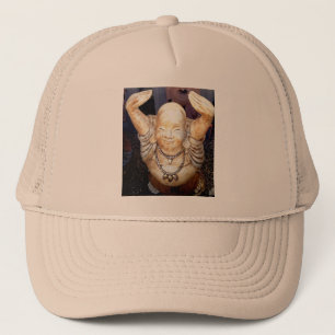Camionero gorra sonriente de Buda