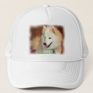 Camionero Gorra sonriente del efecto de la pintura al óleo