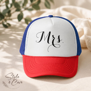 Camionero Gorra Stylish Mrs. Text – Regalo de gorra de camio