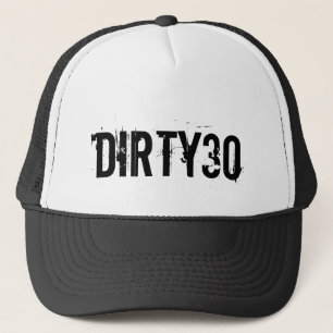 Camionero Gorra sucia 30 para la fiesta de cumpleaños número