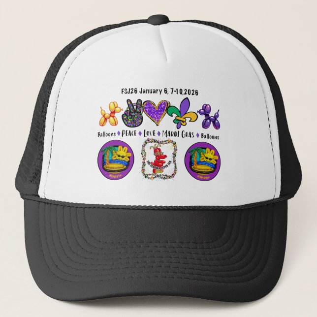 Camionero Gorra Super Jam de Florida 2026 (Anverso)