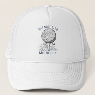 Camionero Gorra Trucker Clásica con Nombre de Palo de Golf P