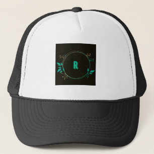 Camionero Gorra Trucker con logotipo de monograma letra R in