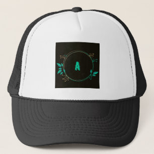 Camionero Gorra Trucker con texto impreso de letra monograma