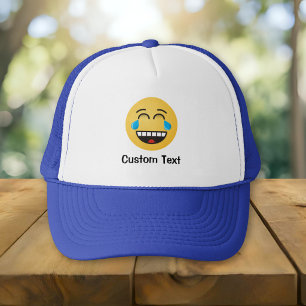 Camionero Gorra Trucker de Cara con Lágrimas de Alegría