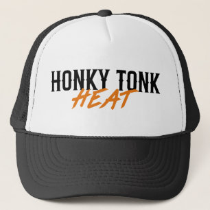 Camionero Gorra Trucker de Espuma Calor Honky Tonk Línea pla