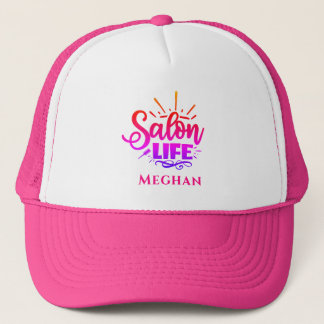 Camionero Gorra Trucker de Vibrante Vida de Salón Nombre Per