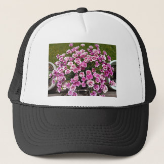 Camionero Gorra Trucker Floral Flor de Cerezo Rosa