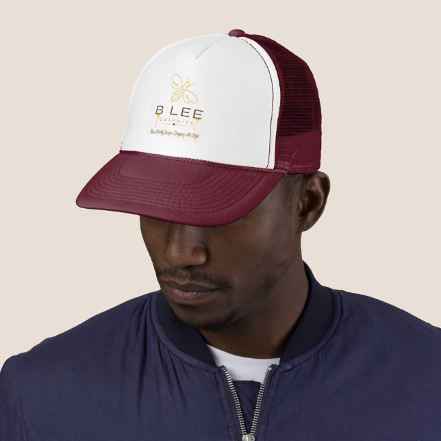 Camionero Gorra Trucker Logo de BLEEGRAPHICS (In situ)