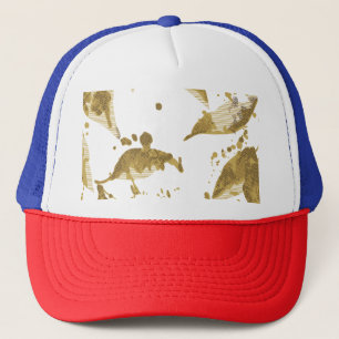 Camionero Gorra Trucker Retro Artística de Streetwear