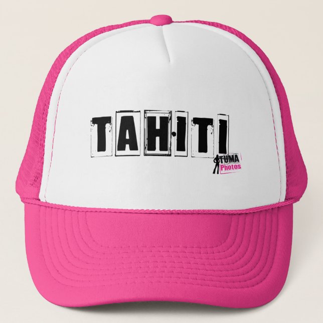 Camionero Gorra TumaPhotos de Tahití (Anverso)