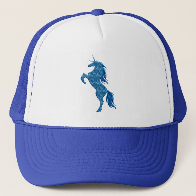 Camionero Gorra Unicornio de Blue Fire (Anverso)