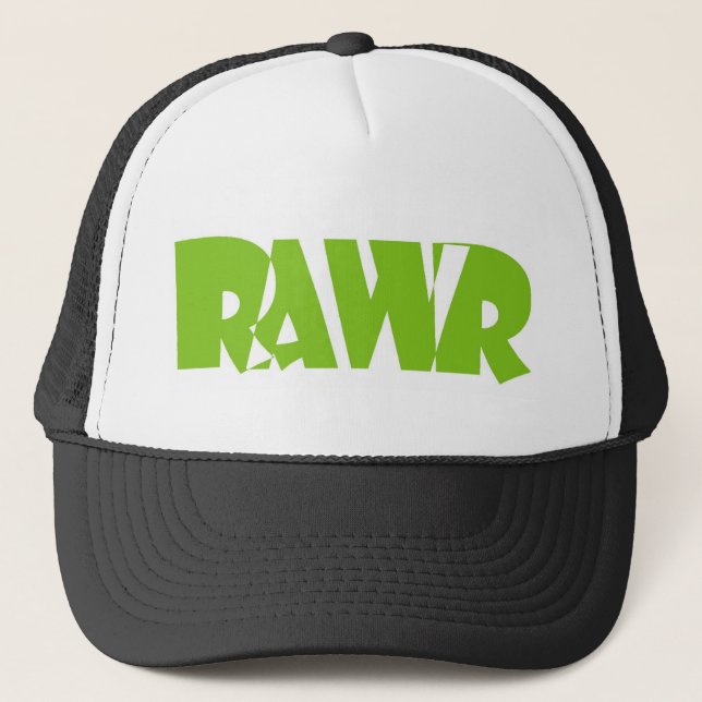 Camionero Gorra verde claro de Rawr (Anverso)
