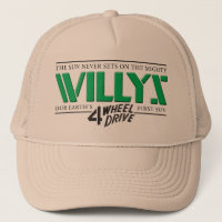 Gorra verde de Willys 4WD