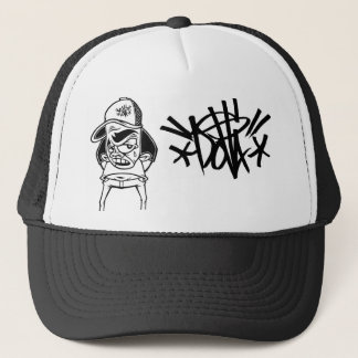 Camionero gorra w/character de la etiqueta del dolla