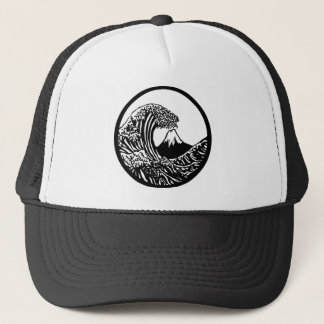 Camionero Gran gorra de Hokusai de la onda