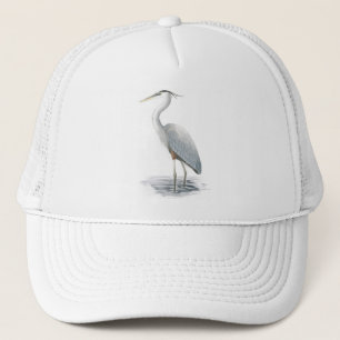 Camionero Gran Gorra de la garza azul
