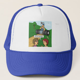 Camionero Guarde en el gorra de Truckin
