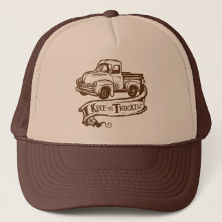 Camionero Guarde en el gorra de Truckin