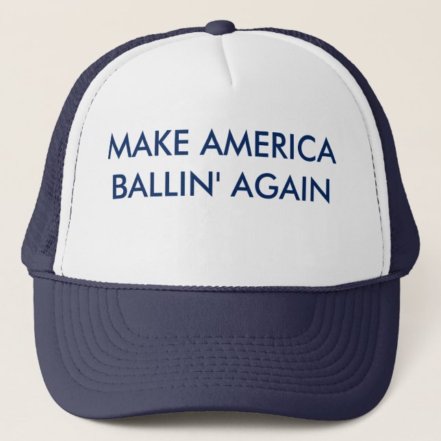 Camionero Haga el gorra de América Ballin otra vez (Anverso)