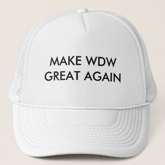 CAMIONERO HAGA QUE WDW SEA GRANDE DE NUEVO GORRA DE CLASE