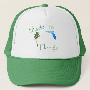 Camionero Hecho en el gorra de la Florida