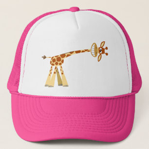 Camionero ¡Hee Hee! personalizado Gorra de jirafa