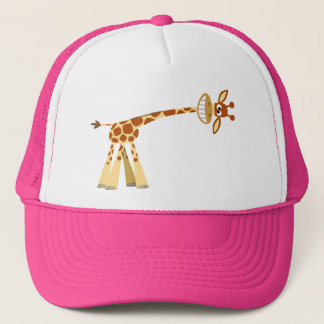 Camionero ¡Hee Hee! personalizado Gorra de jirafa