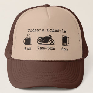 Camionero Horario de hoy - café, 2wheels, y gorra de la