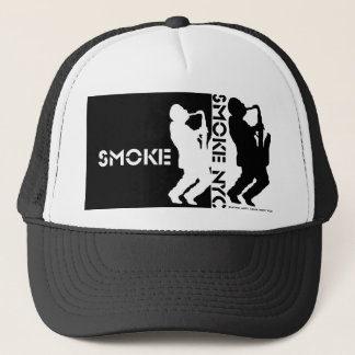 Camionero Humo Dbl. Gorra de Saxman - negativa