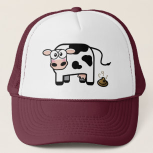 Camionero I gorra divertido de la vaca de Pooped
