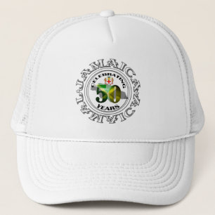 Camionero Jamaica 50 años de la independencia de gorra de