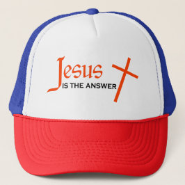 Camionero Jesús es el Gorra de la Cruz Cristiana Respuesta
