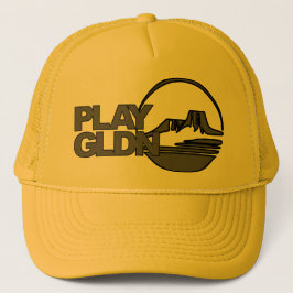Camionero Juegue el gorra de oro del #PlayGldn - gris en el
