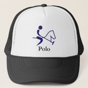 Camionero Jugador de polo - gorra de béisbol del polo -