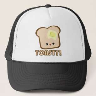 Camionero ¡Kawaii Toasty! Gorra de la tostada