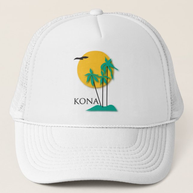 Camionero Kona, Gorra de Hawaii (Anverso)
