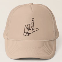 L gorra de la mano del perdedor