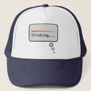 Camionero La barra de pensamiento piensa el gorra de la