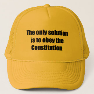 Camionero La gorra de béisbol con LA ÚNICA SOLUCIÓN ES