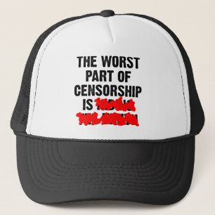 Camionero La peor parte de la censura Gorra divertida