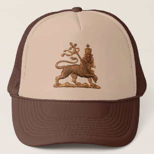 Camionero León de Judá Jah Army Haile Selassie Gorra Rasta