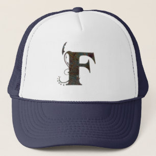 Camionero Letras de época F - Gorra