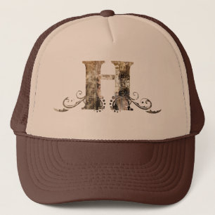 Camionero Letras de época H - Gorra