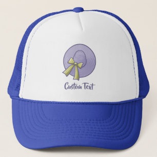 Camionero Lilac Gorra de gran brillo